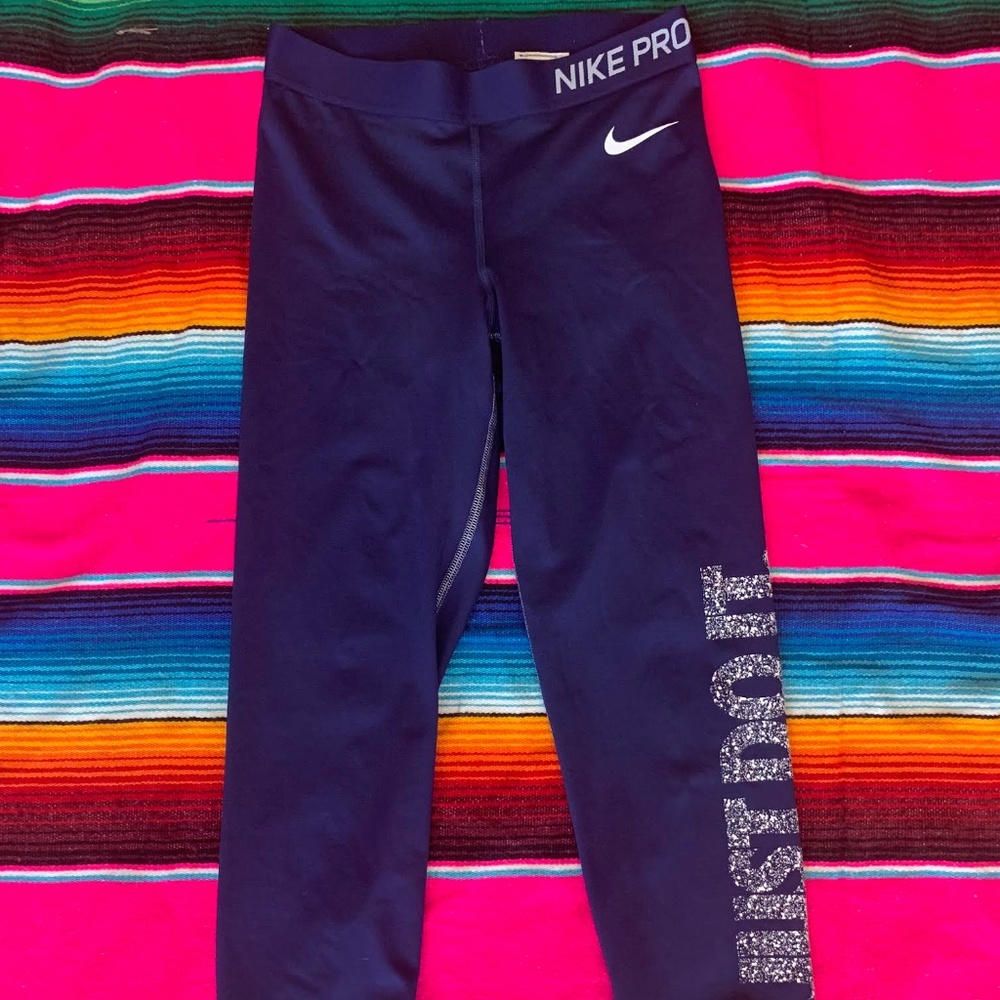 Nike navy blue leggings